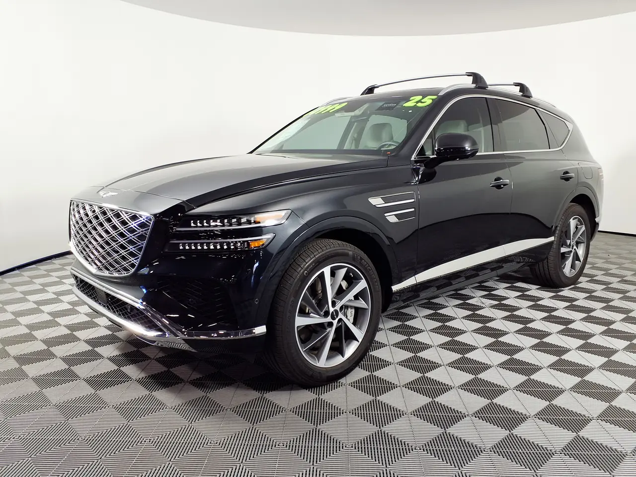 FL · 다크 네이비 · 정측면 (US 2.5T Advanced)